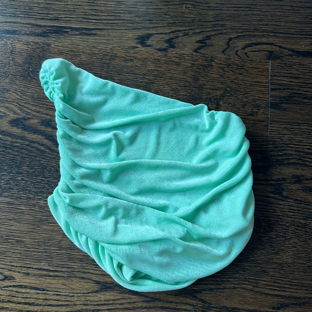Green One Shoulder Top